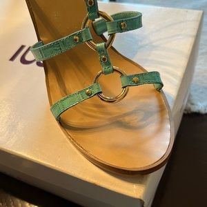 Baker Shoes Turquoise Heels